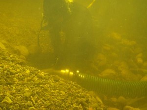 Underwater with the Keen dredge